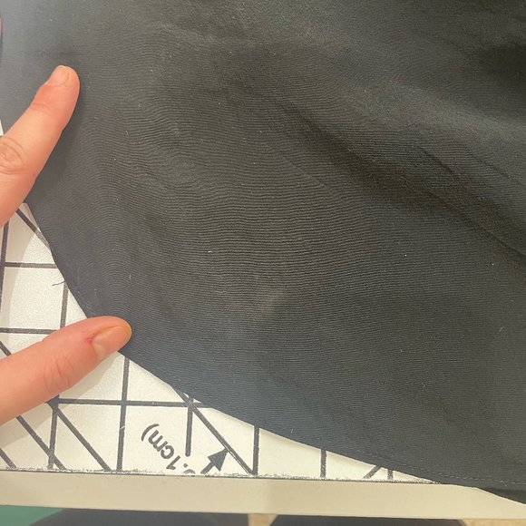 Black Madewell Silk Island Midi Skirt - SZ Small - Picture 4 of 4